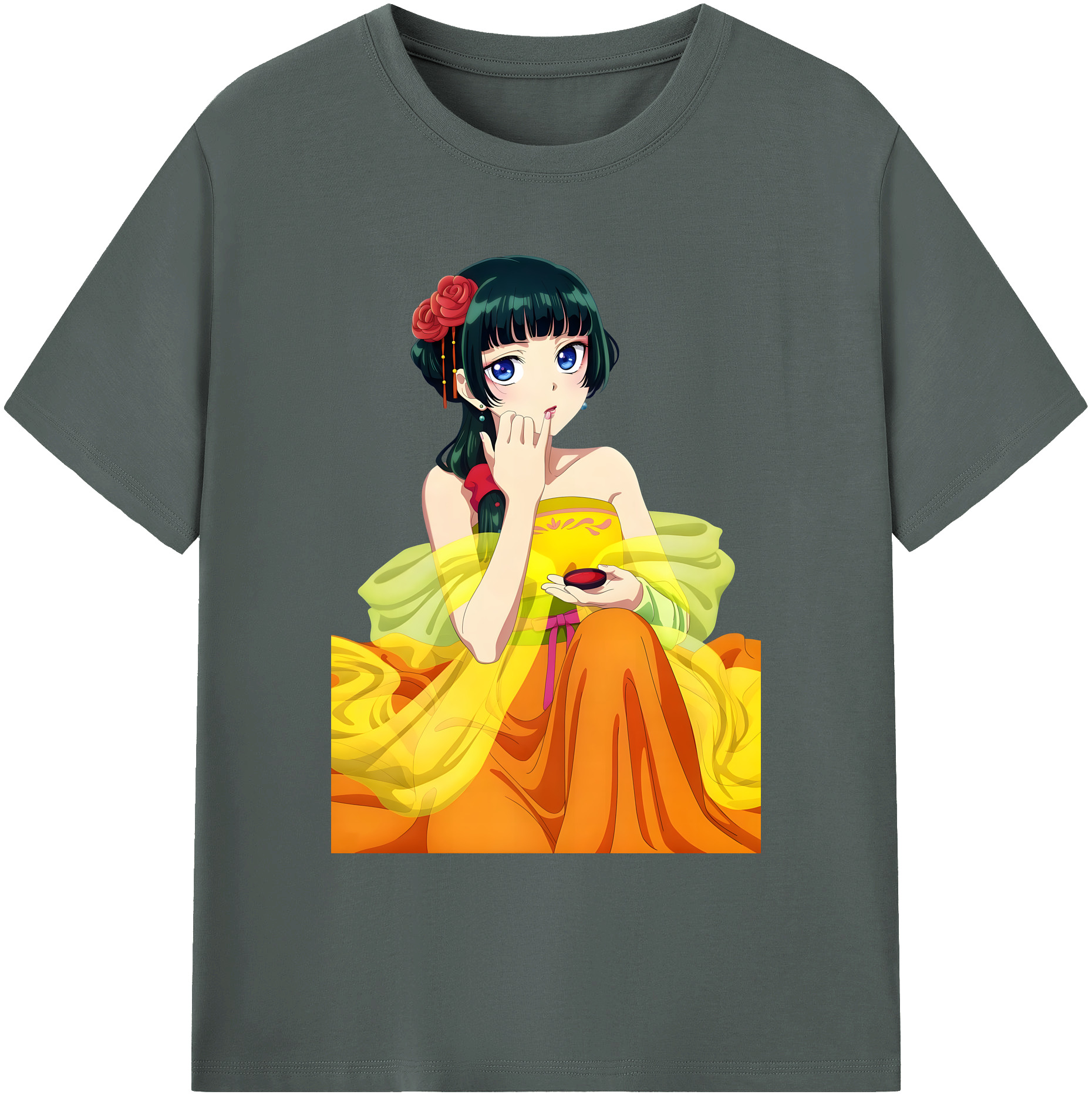 （画像用） 薬屋のひとりごと The Apothecary Diaries 綿100％ メンズ半袖Tシャツ｜肌触りやわらか＆通気性